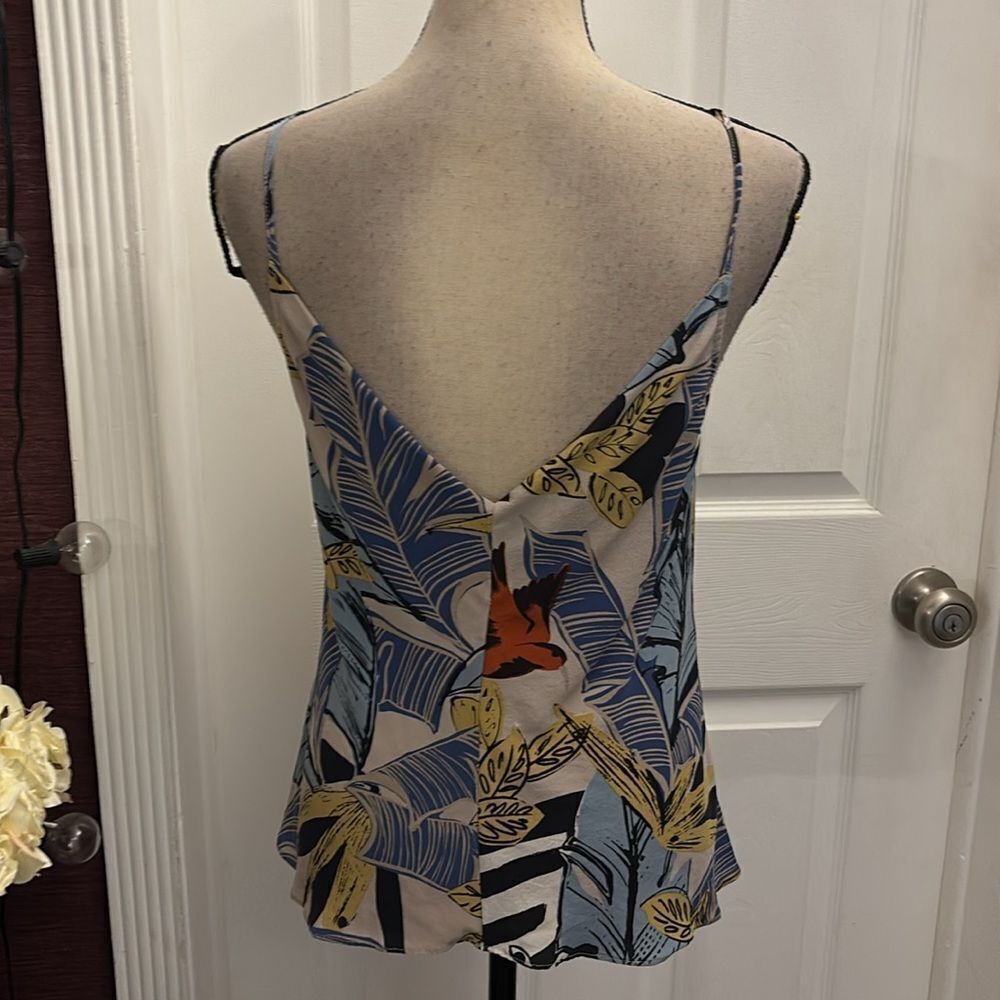 Scanlan Theodore Tropical Print Spaghetti Strap Top, Us8 — image 5 of 8